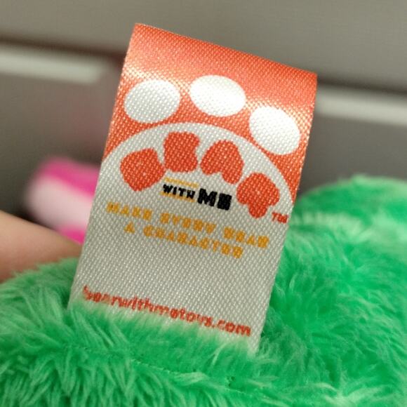 Set of 2 Alligator Crocodile Plushies Bear With Me Green & Plushology Pink - Picture 8 of 10